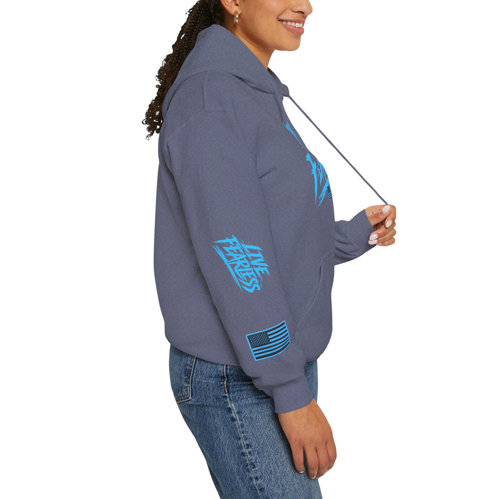 Live Fearless Hoodie | Premium Heavy Weight-Military-Inspired Patriotic Hoodie | Ironsight Syndicate