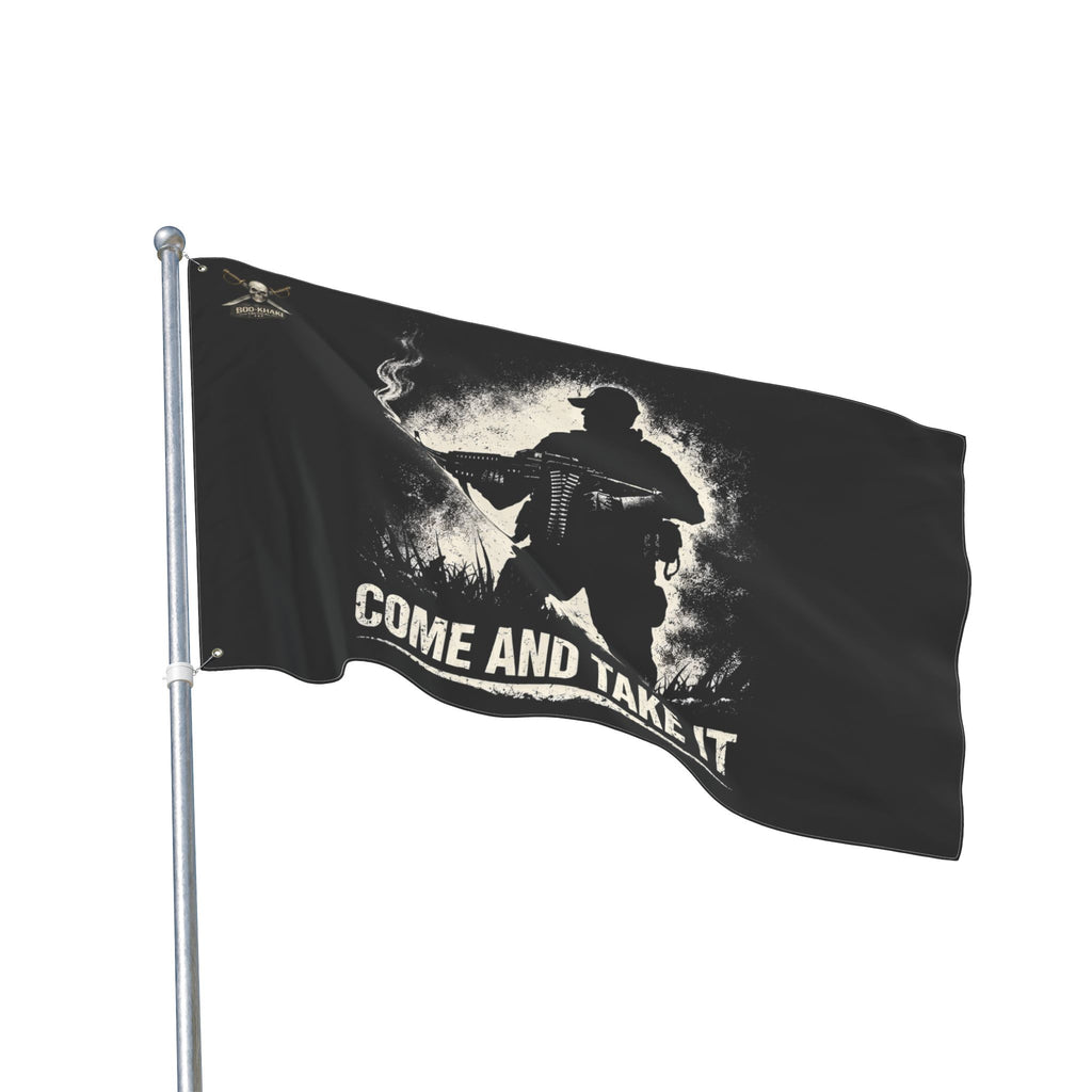Come and Take It, Battle of Gonzalez, TX Flag — | Patriotic War Banner for Veterans & Patriots
