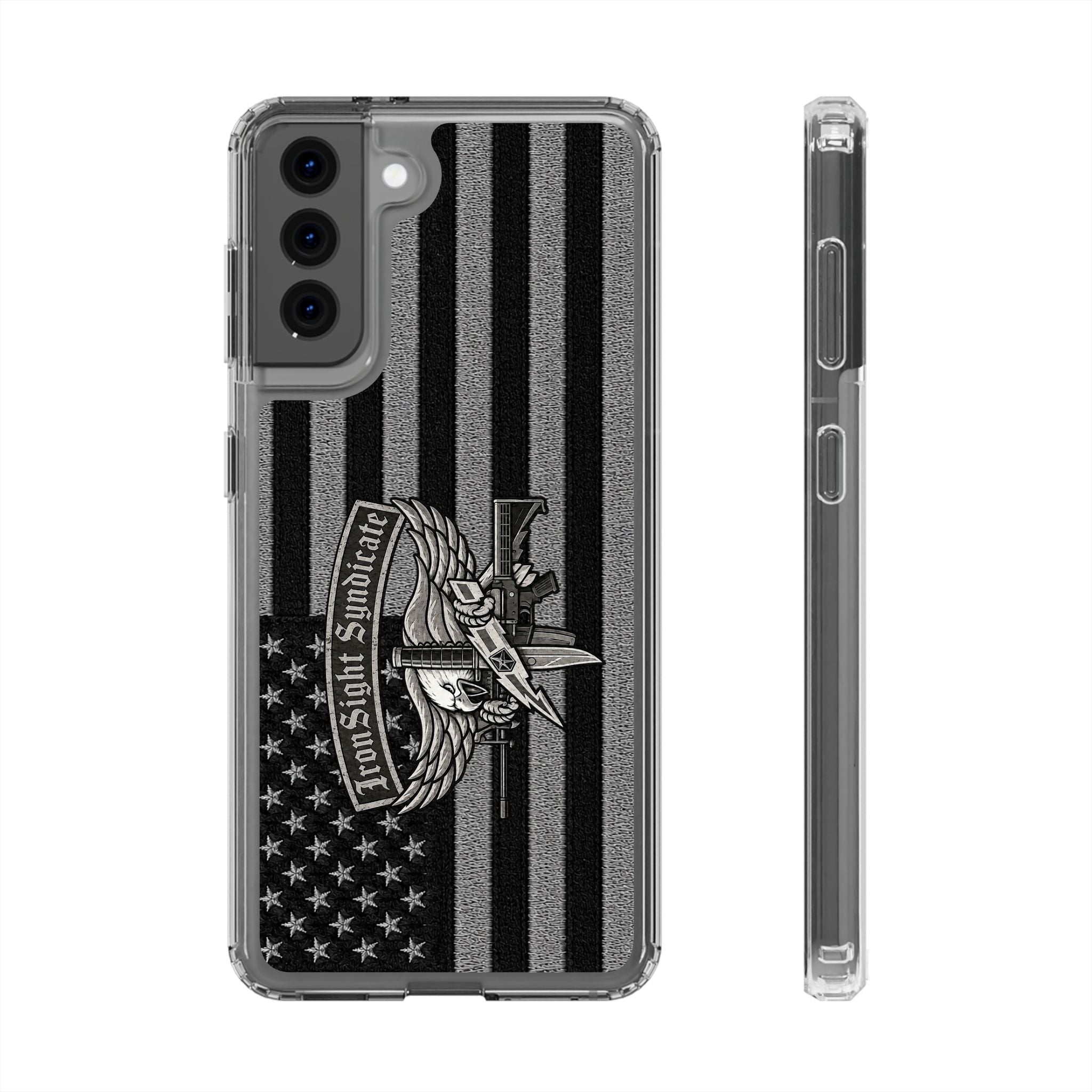 SWAT Eagle Clear Impact-Resistant Phone Case | Ironsight Syndicate