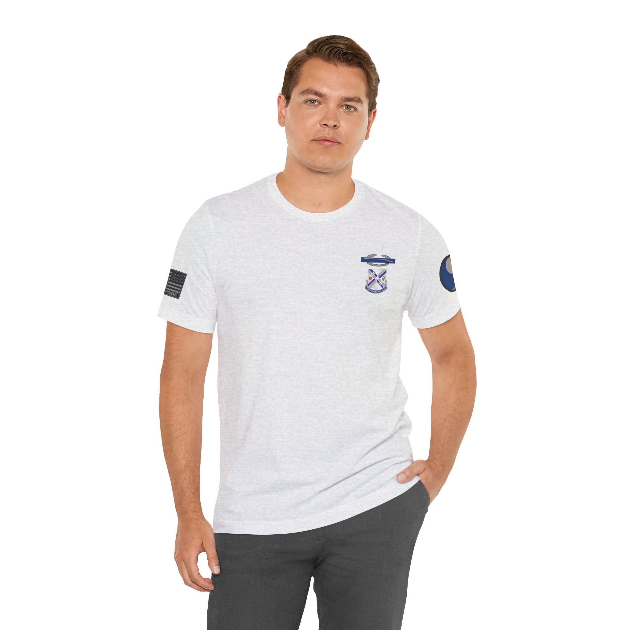 29th Infantry Division 1-115th Infantry Regiment T-Shirt | Patriotic Military Graphic Tee for Veterans & Patriots, Adult (13 and up), unisex
