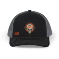 Live Fearless Skull Trucker Hat (w/o arrow) - Black / Charcoal | Ironsight Syndicate