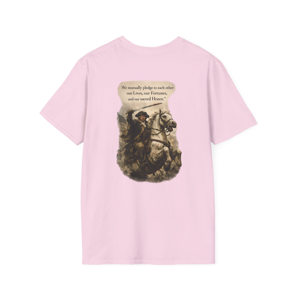 July 4th George Washington T-Shirt | Patriotic Military Graphic Tee for Veterans & Patriots, Adult (13 and up), unisex
