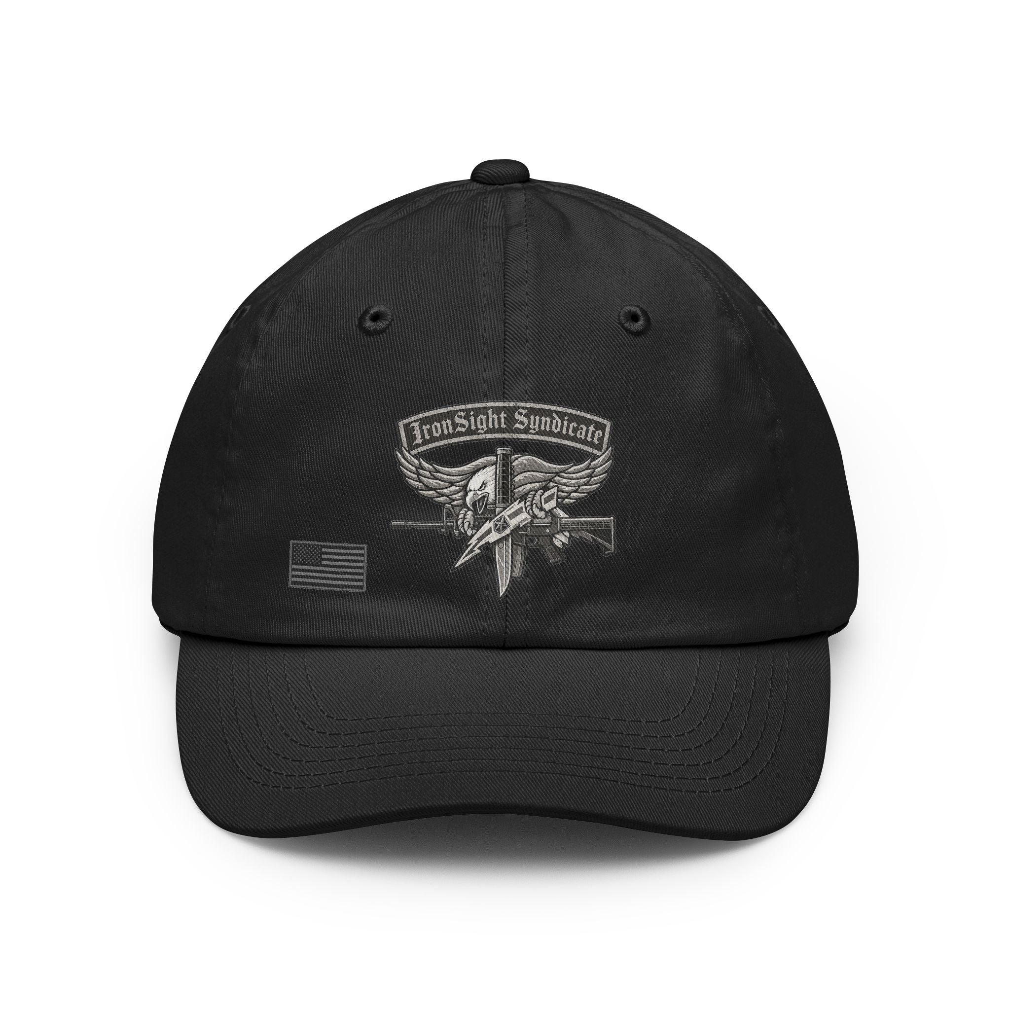 SWAT Eagle Law Enforcement Dad Hat - Black | Ironsight Syndicate