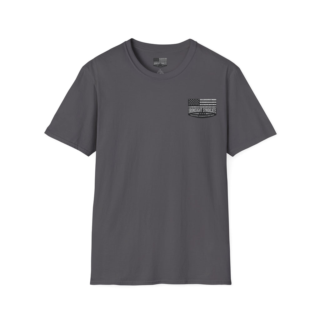 Machine Gun George Washington T-Shirt | Patriotic Military Graphic Tee for Veterans & Patriots, Adult (13 and up), unisex