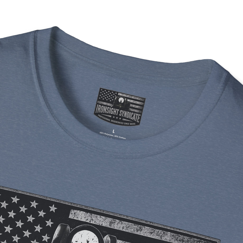 Send it 240B Gunner T-Shirt | Patriotic Military Graphic Tee for Veterans & Patriots, Adult (13 and up), unisex