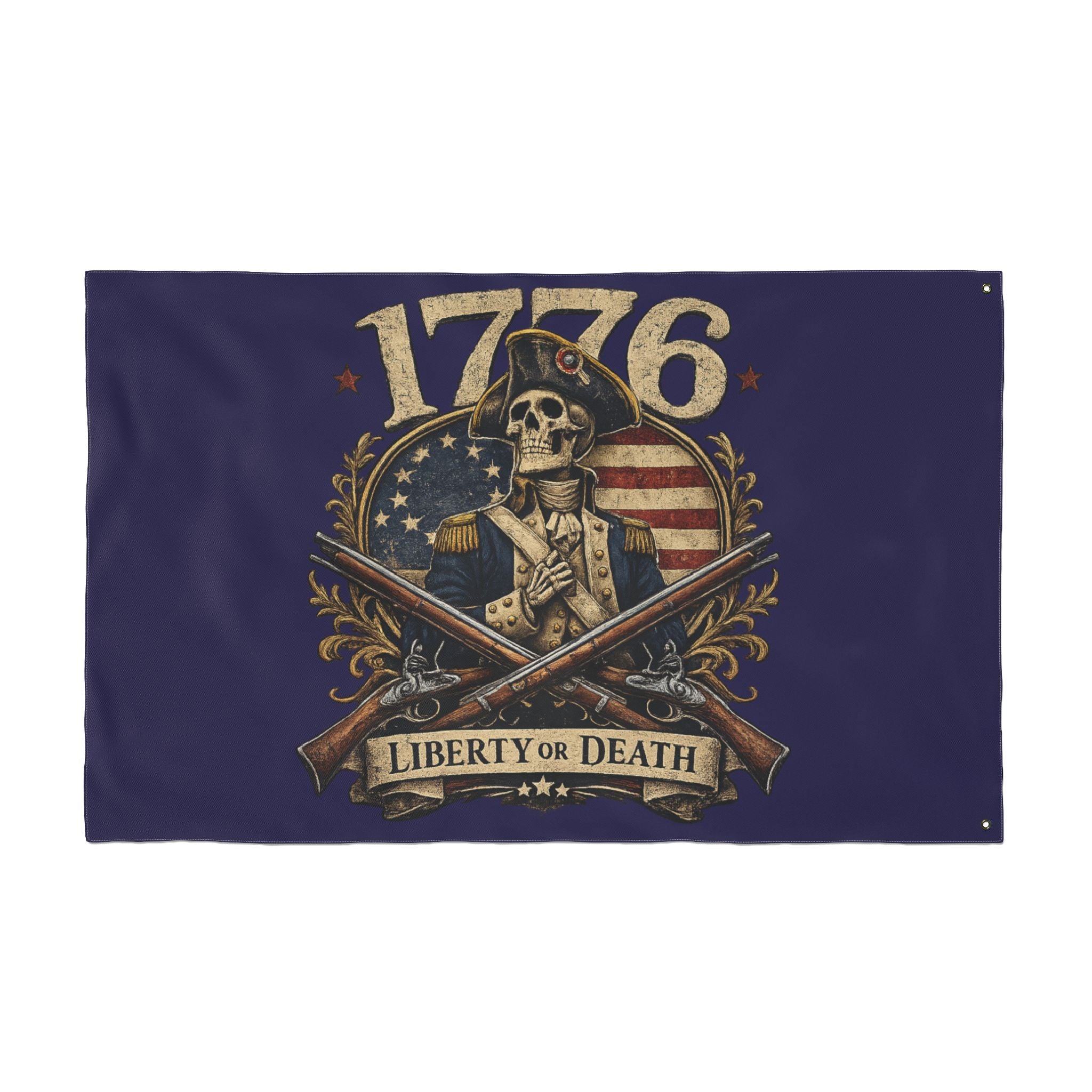1776 Liberty or Death American Flag - Blue | Ironsight Syndicate