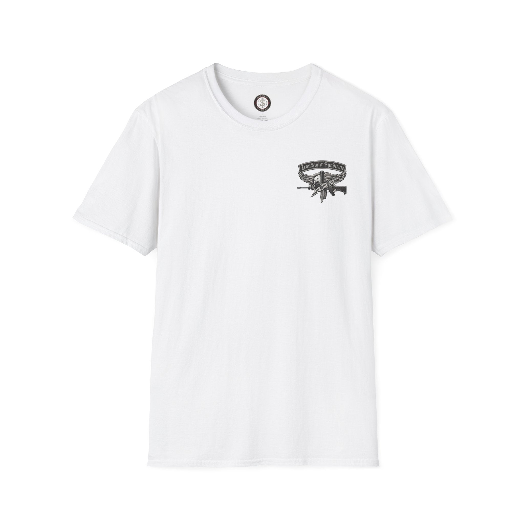 SWAT Eagle T-Shirt — "IronSight Syndicate"  T-Shirt | Patriotic Military Graphic Tee for Veterans & Patriots, Adult (13 and up), unisex