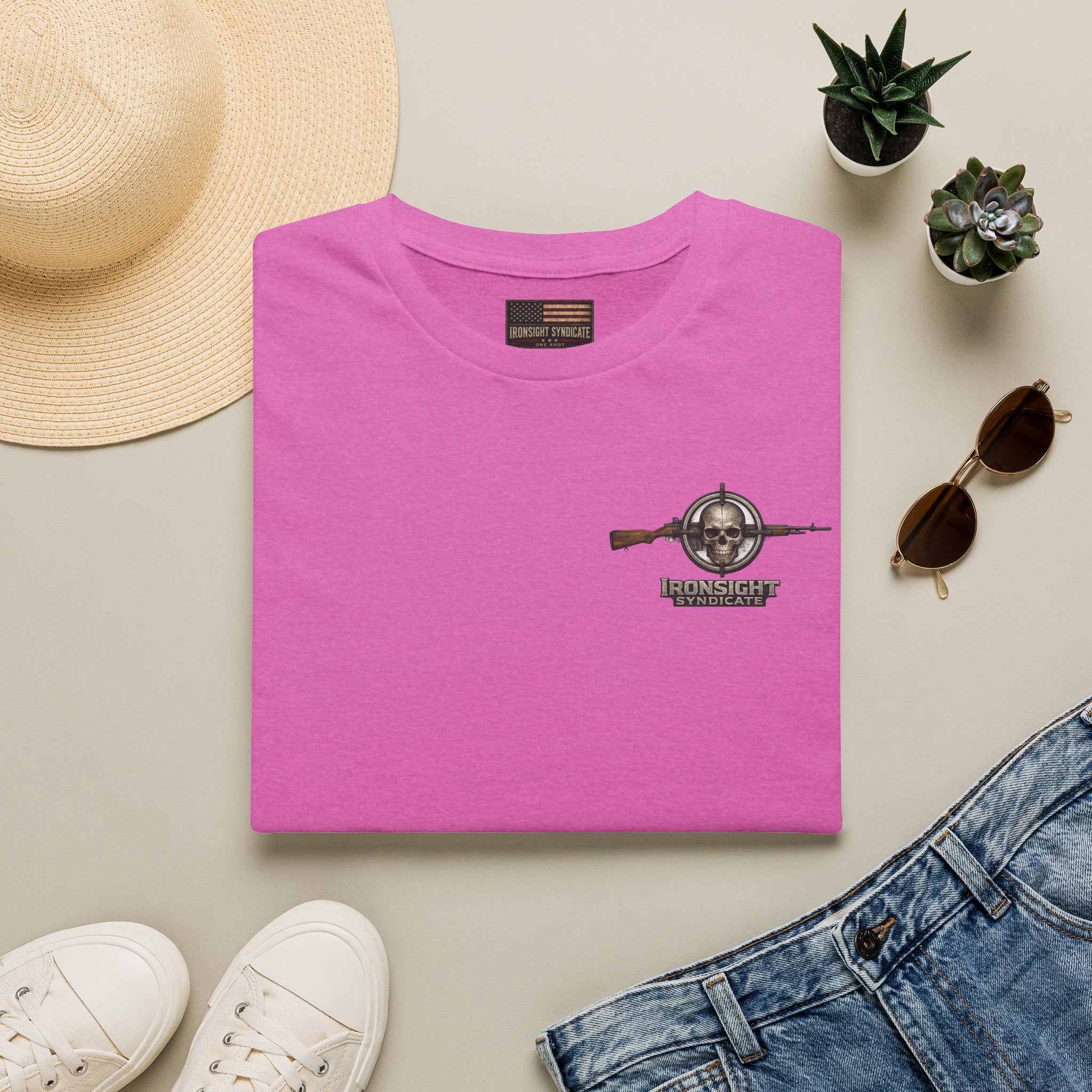 VA Knee injury claim is not service connected T-Shirt - Heather Berry | Ironsight Syndicate