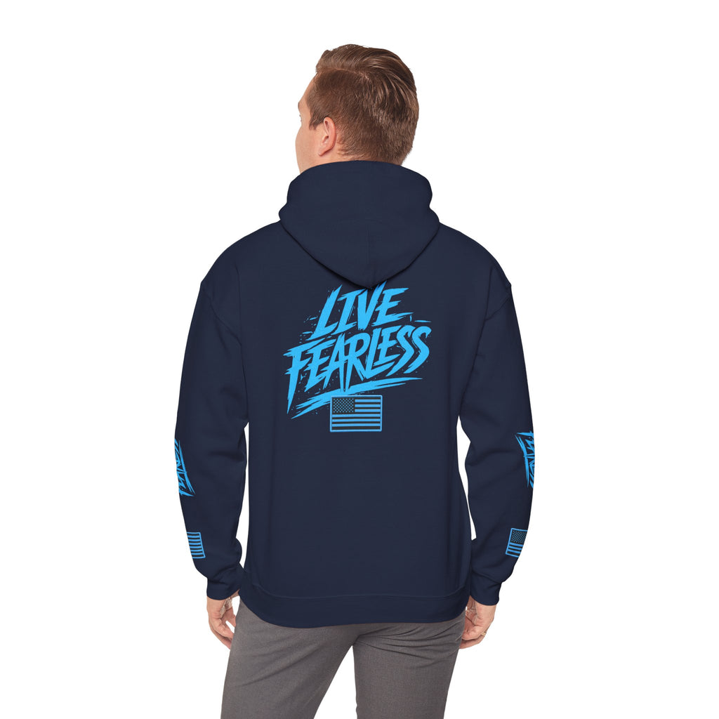 Live Fearless Hoodie | Premium Heavy Weight-Military-Inspired Patriotic Hoodie | Ironsight Syndicate