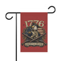 Eagle Red 1776 Garden Flag – 'Liberty or Death' Eagle House Banner