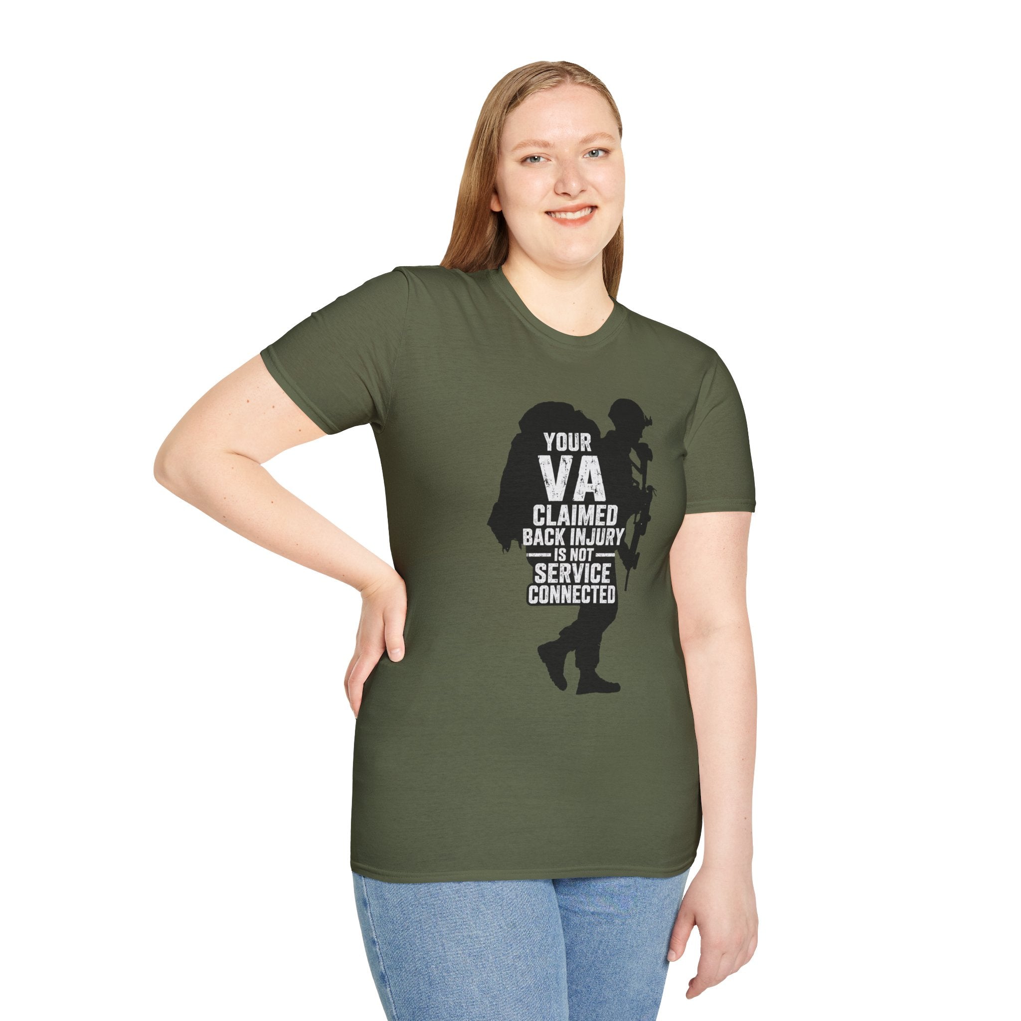 VA Claim Denied Graphic Front T-Shirt