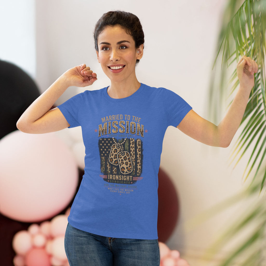 Married to the Mission Tee — Women's Military Spouse Graphic Shirt