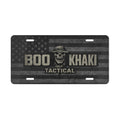 Boo-Khaki License Plate
