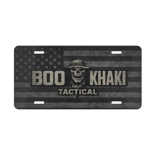 Boo-Khaki Patriotic License plate - 1 | Ironsight Syndicate