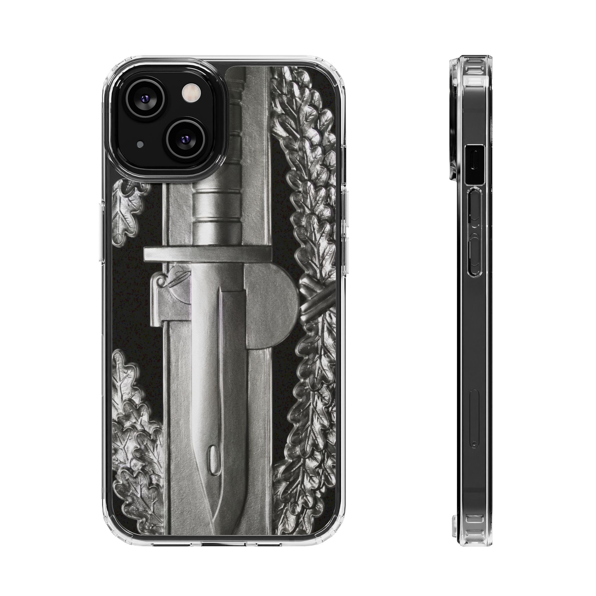 Army Combat Action Badge Clear Impact-Resistant Phone Case