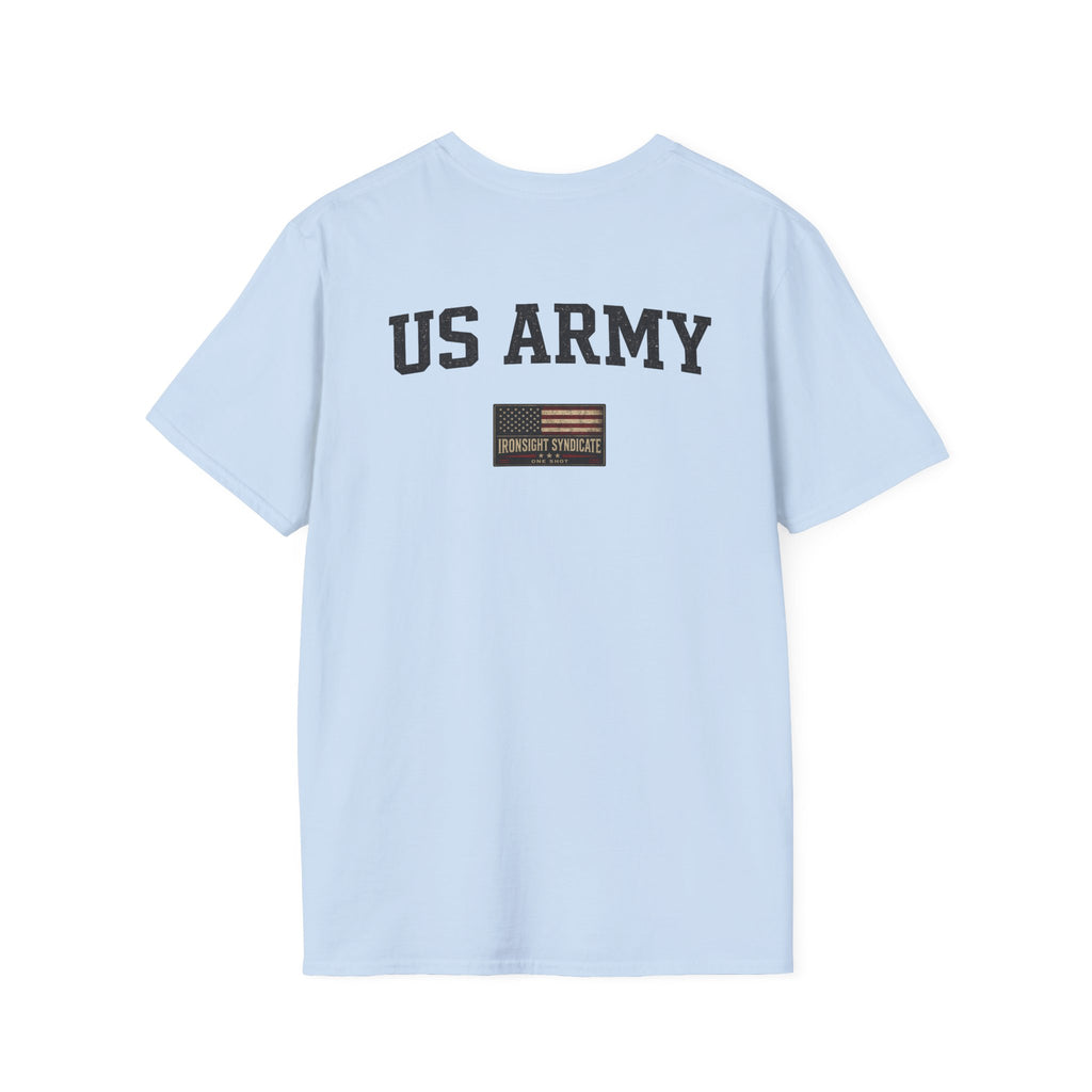 Fort Benning Athletic Tee  Ironsight Syndicate | Patriotic Military Graphic Tee for Veterans & Patriots, Adult (13 and up), unisex