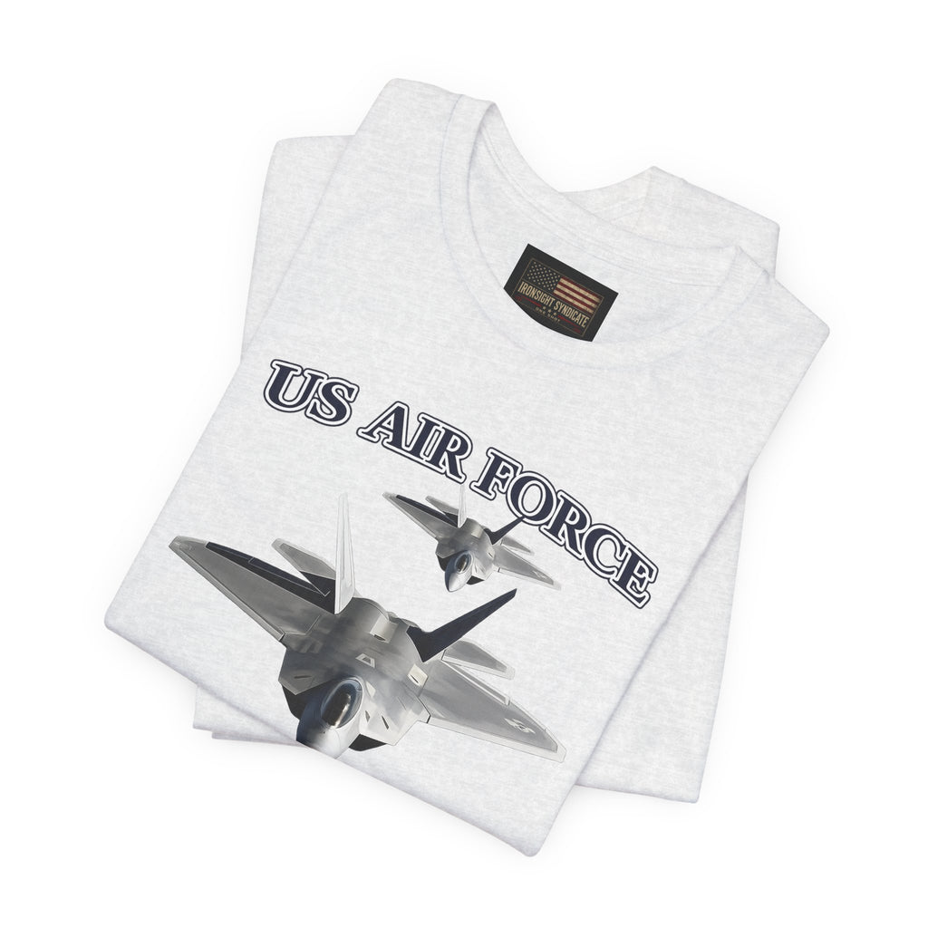 F-22 Raptor USAF Stealth Fighter Jet Graphic Tee – Premium Air Force Pride T-Shirt for Veterans & Active Duty