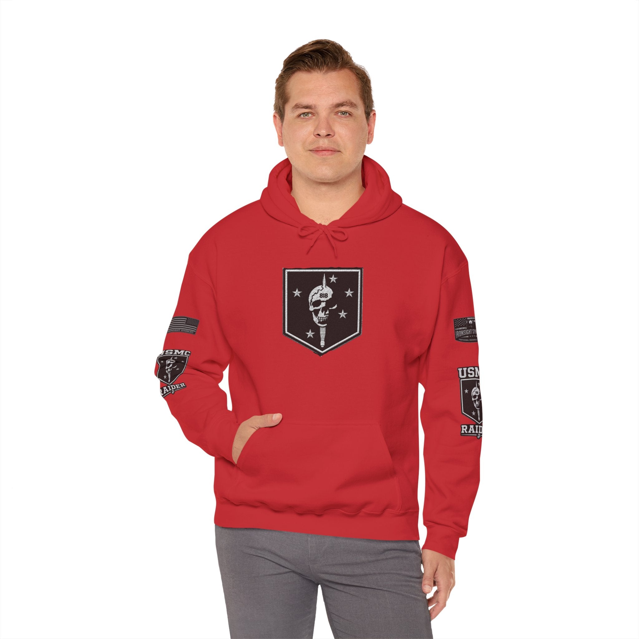 Marine Raider Patriotic Hooded Sweatshirt | Ironsight Syndicate