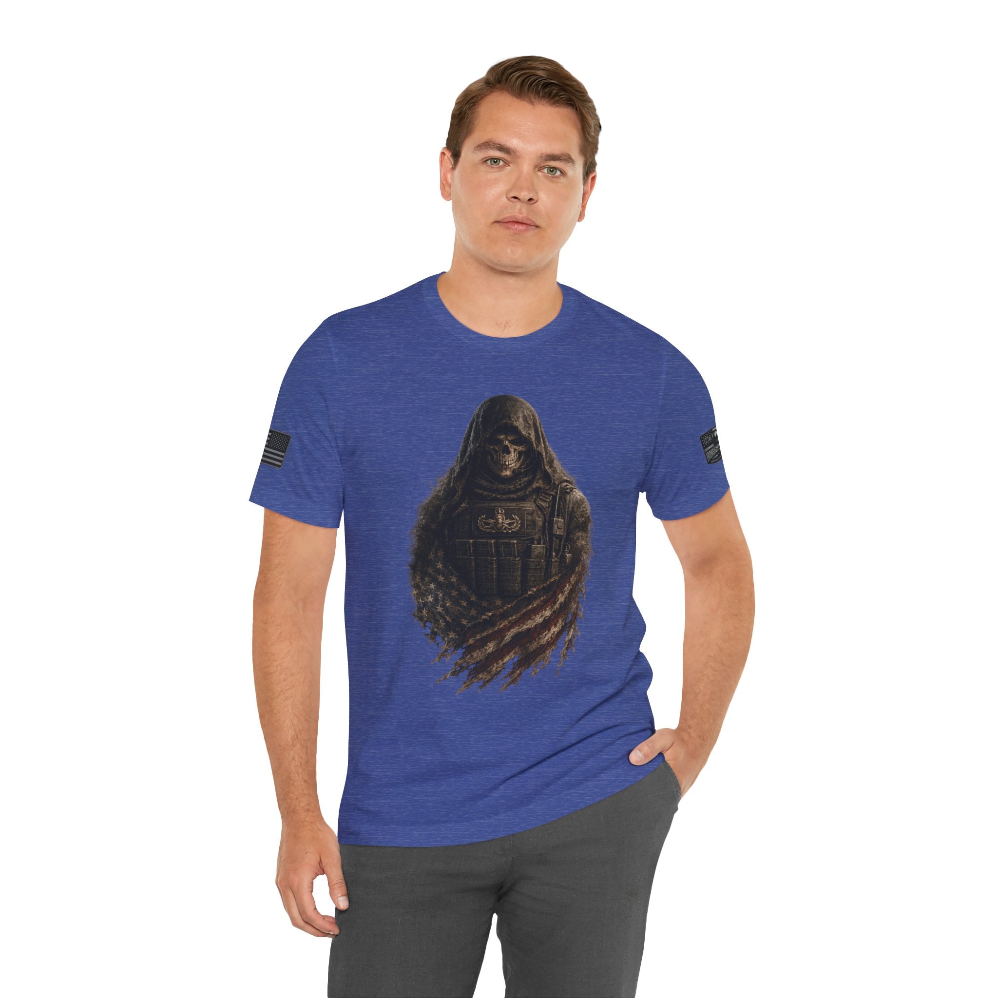 Master EOD Tech Reaper T-Shirt | Patriotic Tee for Veterans, Adult (13 and up), unisex