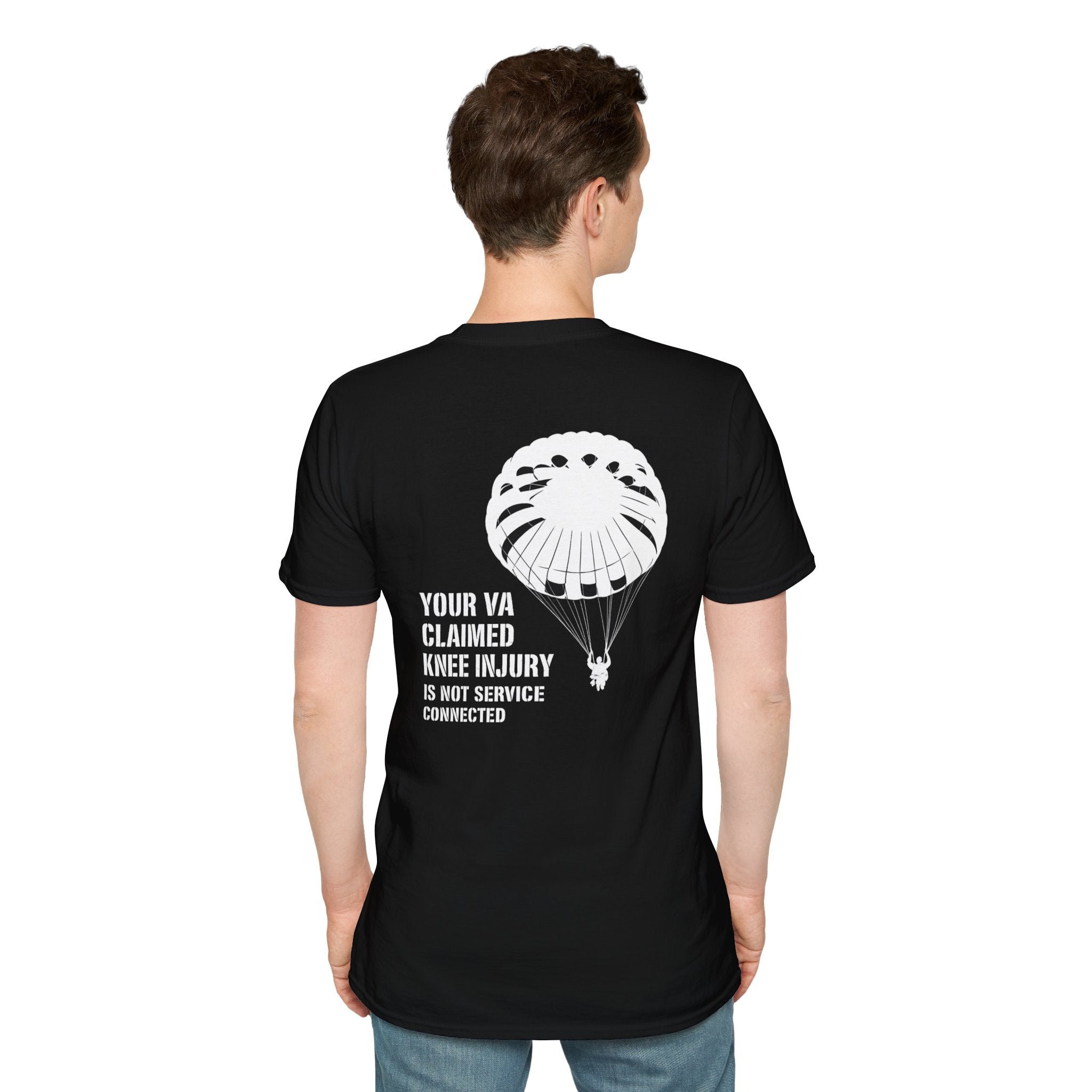 VA Knee Injury is not Service Connected T-Shirt | Ironsight Syndicate