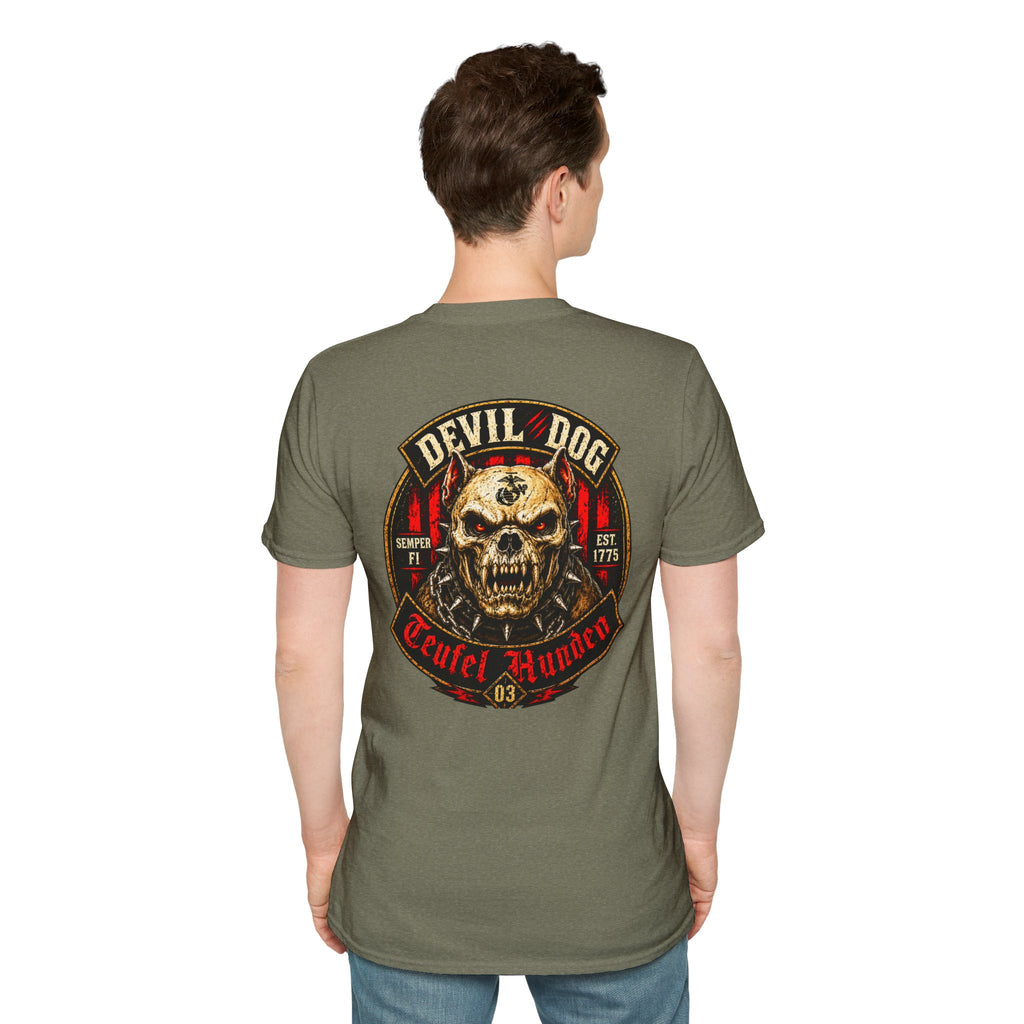 Devil Dog, Teufel Hunden Marine Corps T-Shirt