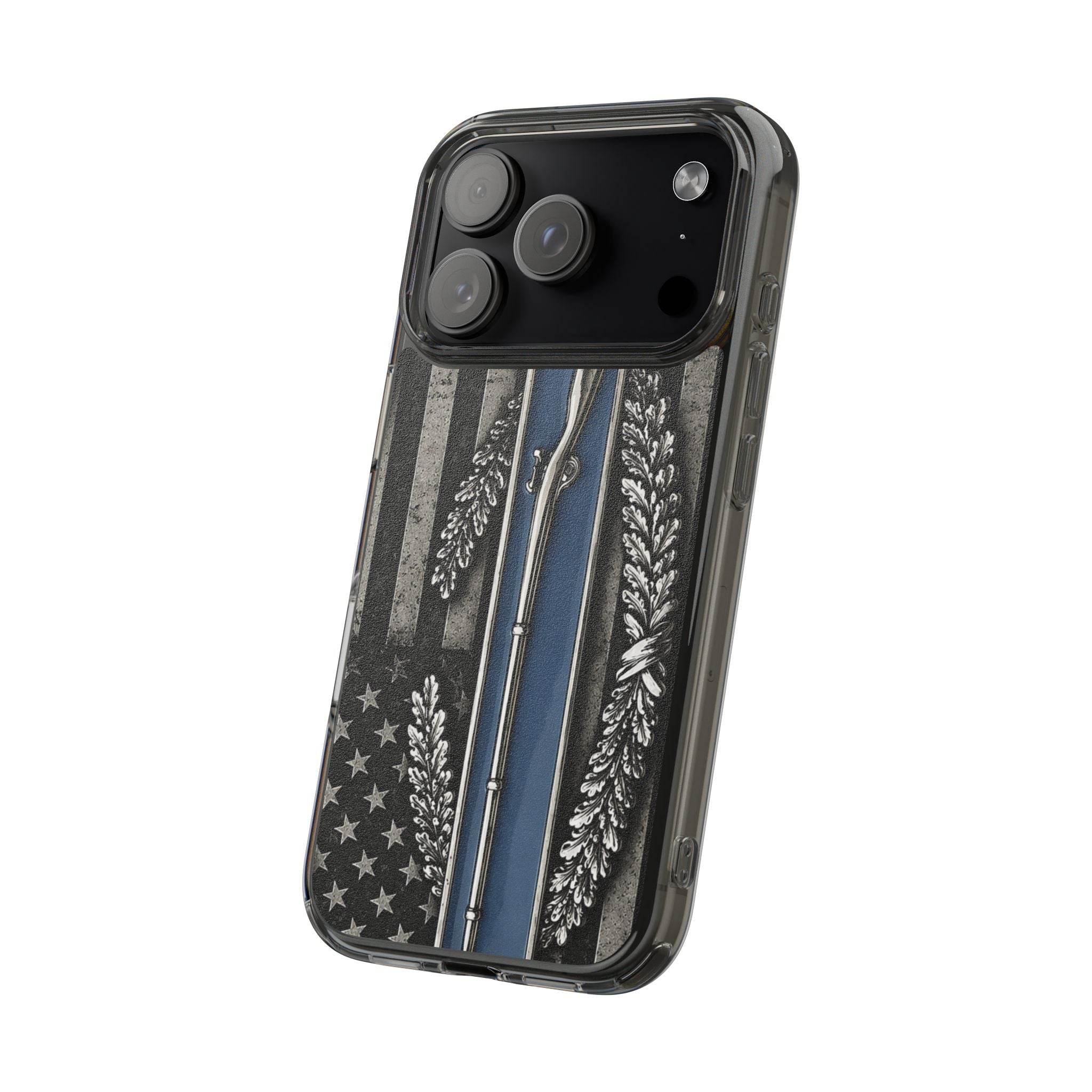 Combat Infantryman Badge Clear Impact-Resistant Phone Case