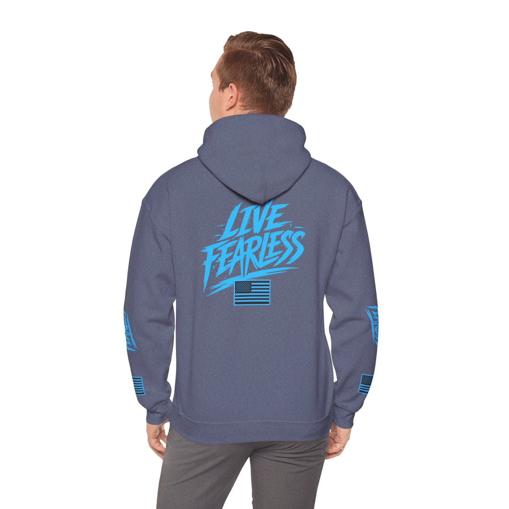Live Fearless Hoodie | Premium Heavy Weight-Military-Inspired Patriotic Hoodie | Ironsight Syndicate