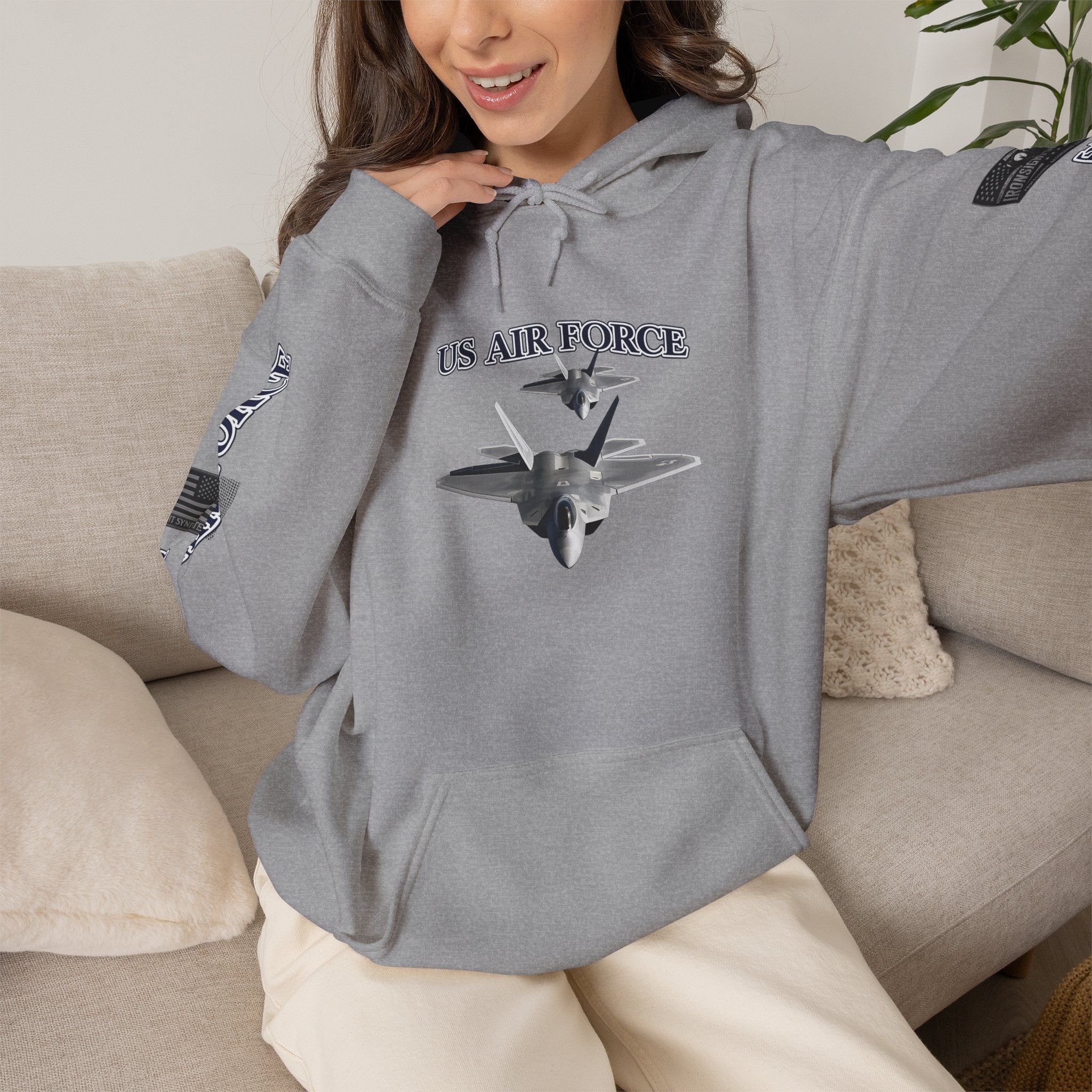 F-22 Raptor USAF Stealth Fighter Jet Graphic Tee – Premium Air Force Pride T-Shirt for Veterans & Active Duty
