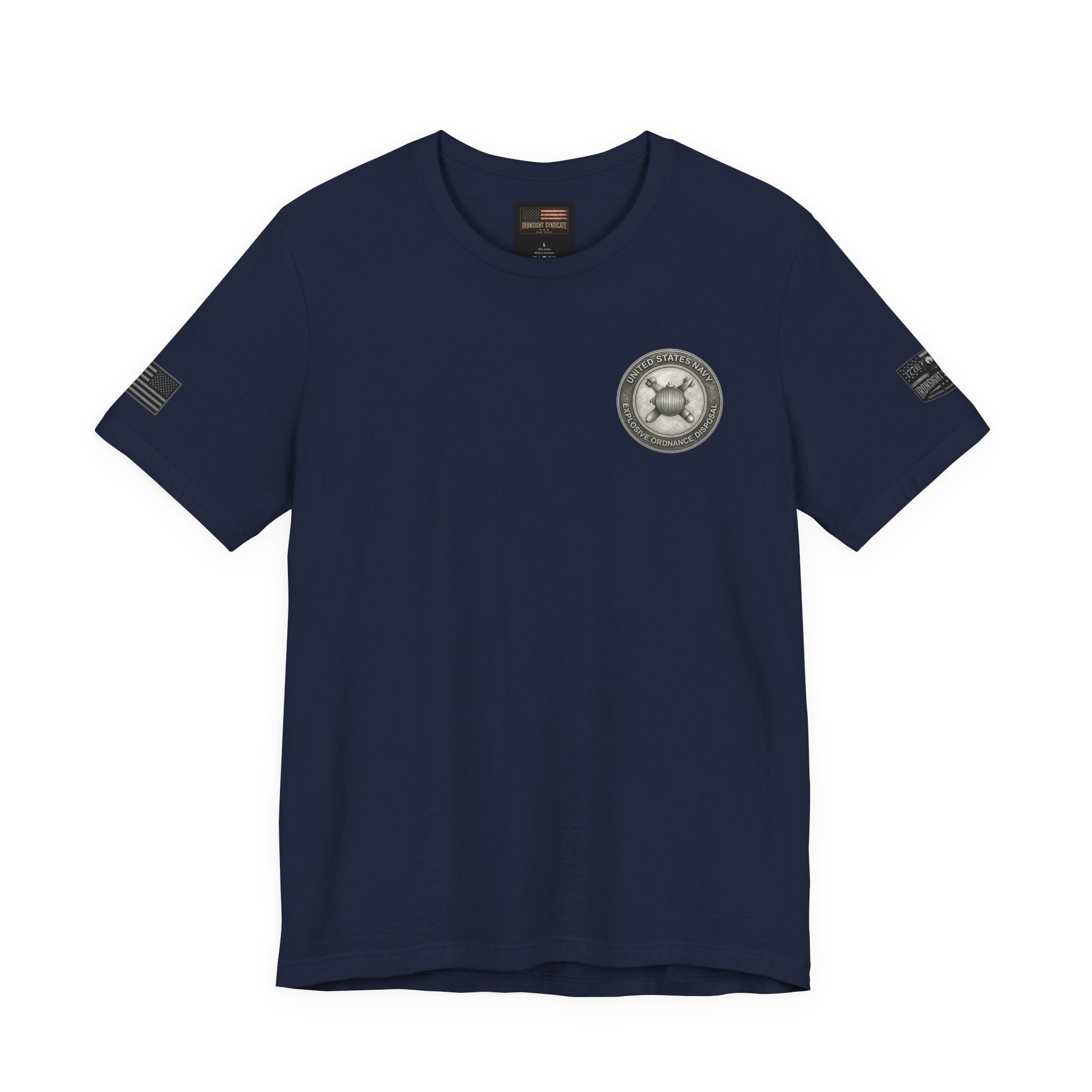US Navy Master EOD Tech T-Shirt | Patriotic Tee for Veterans, Adult (13 and up), unisex