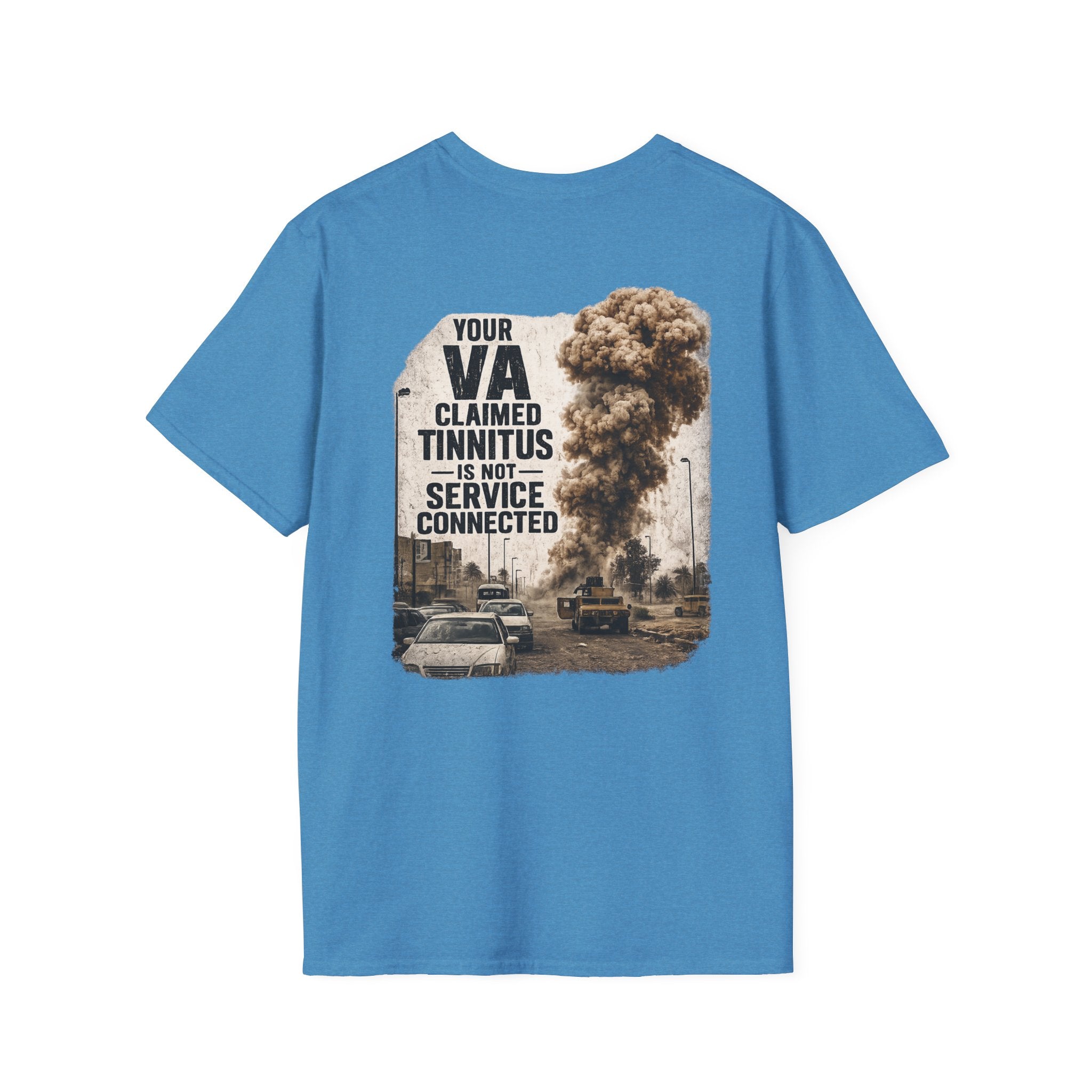 VA Tinnitus Claim is Not Service Connected T-Shirt | Ironsight Syndicate