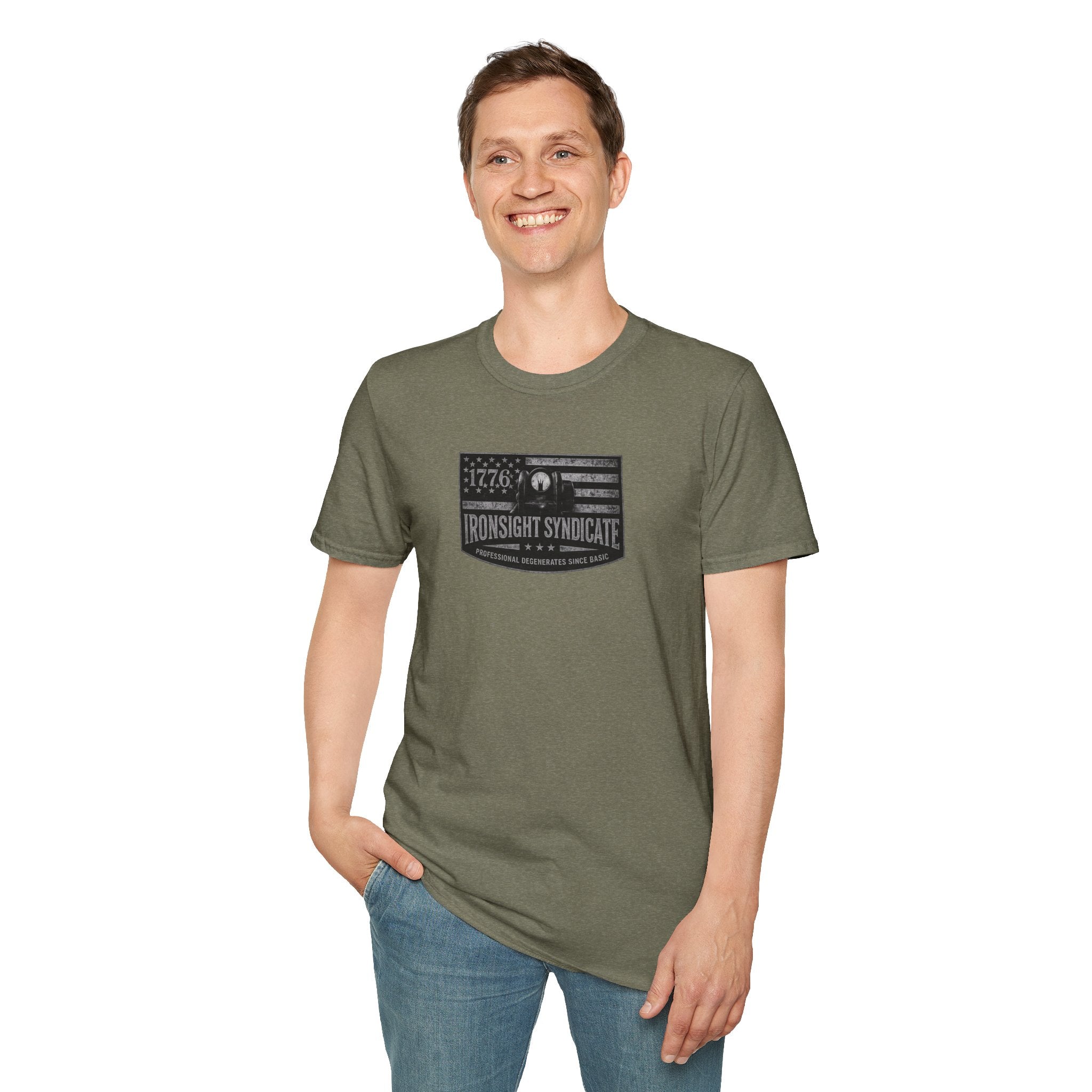 July 4th George Washington T-Shirt | Patriotic Military Graphic Tee for Veterans & Patriots, Adult (13 and up), unisex
