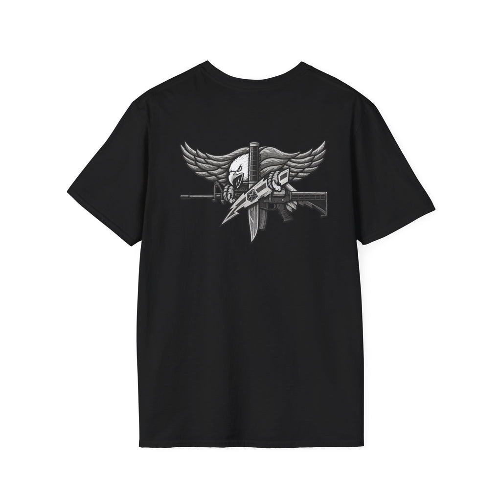 SWAT Eagle T-Shirt — T-Shirt | Patriotic Military Graphic Tee for Veterans & Patriots, Adult (13 and up), unisex