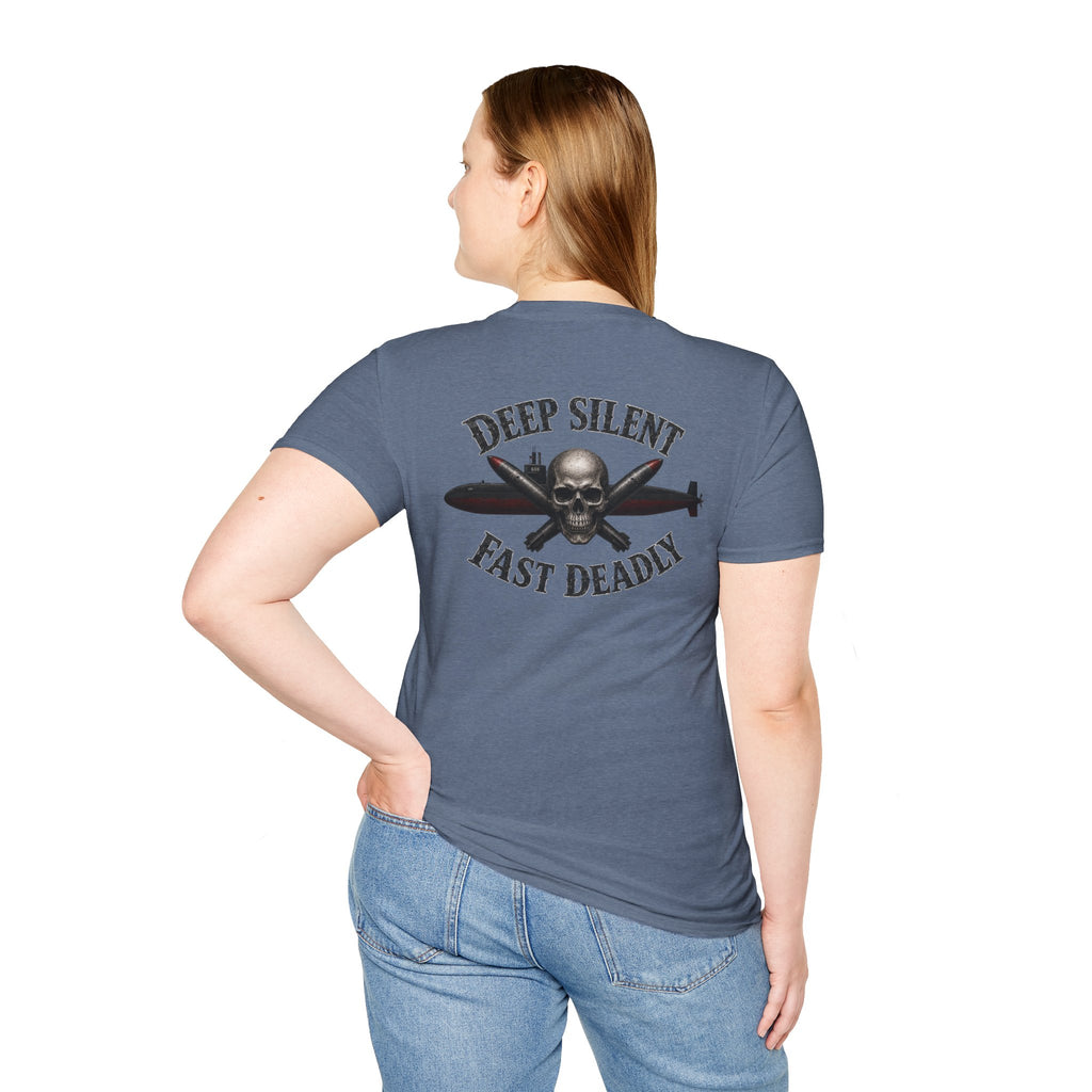 Deep, Silent, Fast Deadly US Navy Submariner T-Shirt