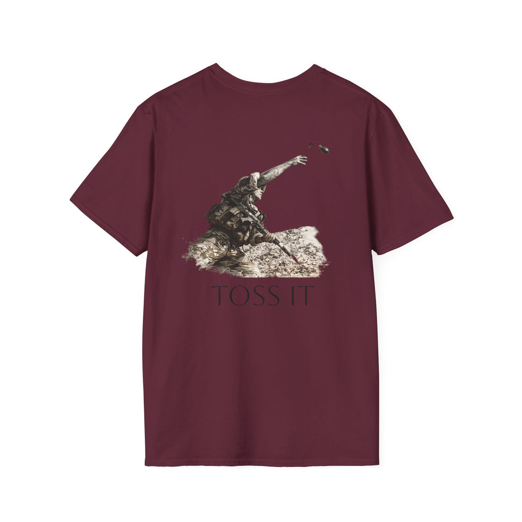 Toss It.  Funny Hand Grenade Tee