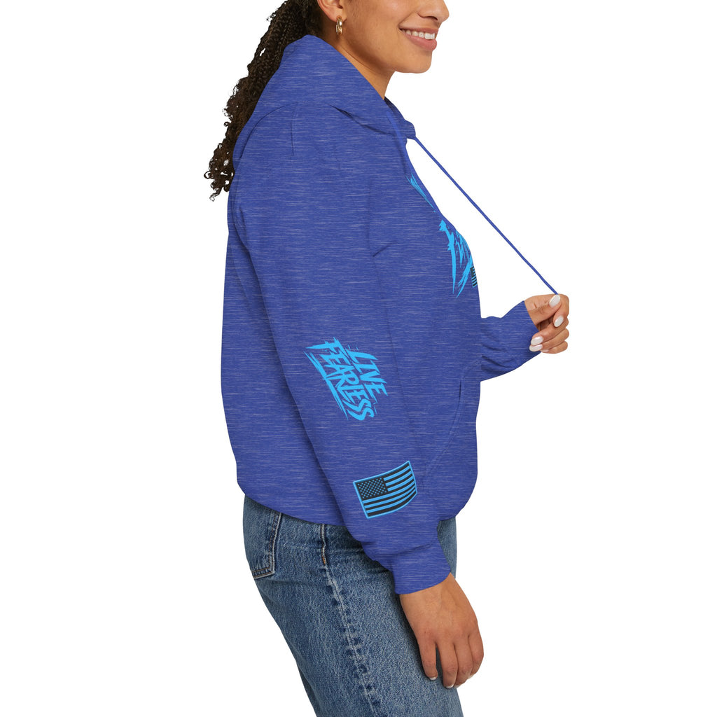 Live Fearless Hoodie | Premium Heavy Weight-Military-Inspired Patriotic Hoodie | Ironsight Syndicate