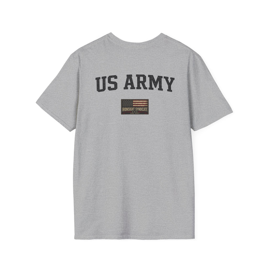 Fort Benning Athletic Tee  Ironsight Syndicate | Patriotic Military Graphic Tee for Veterans & Patriots, Adult (13 and up), unisex