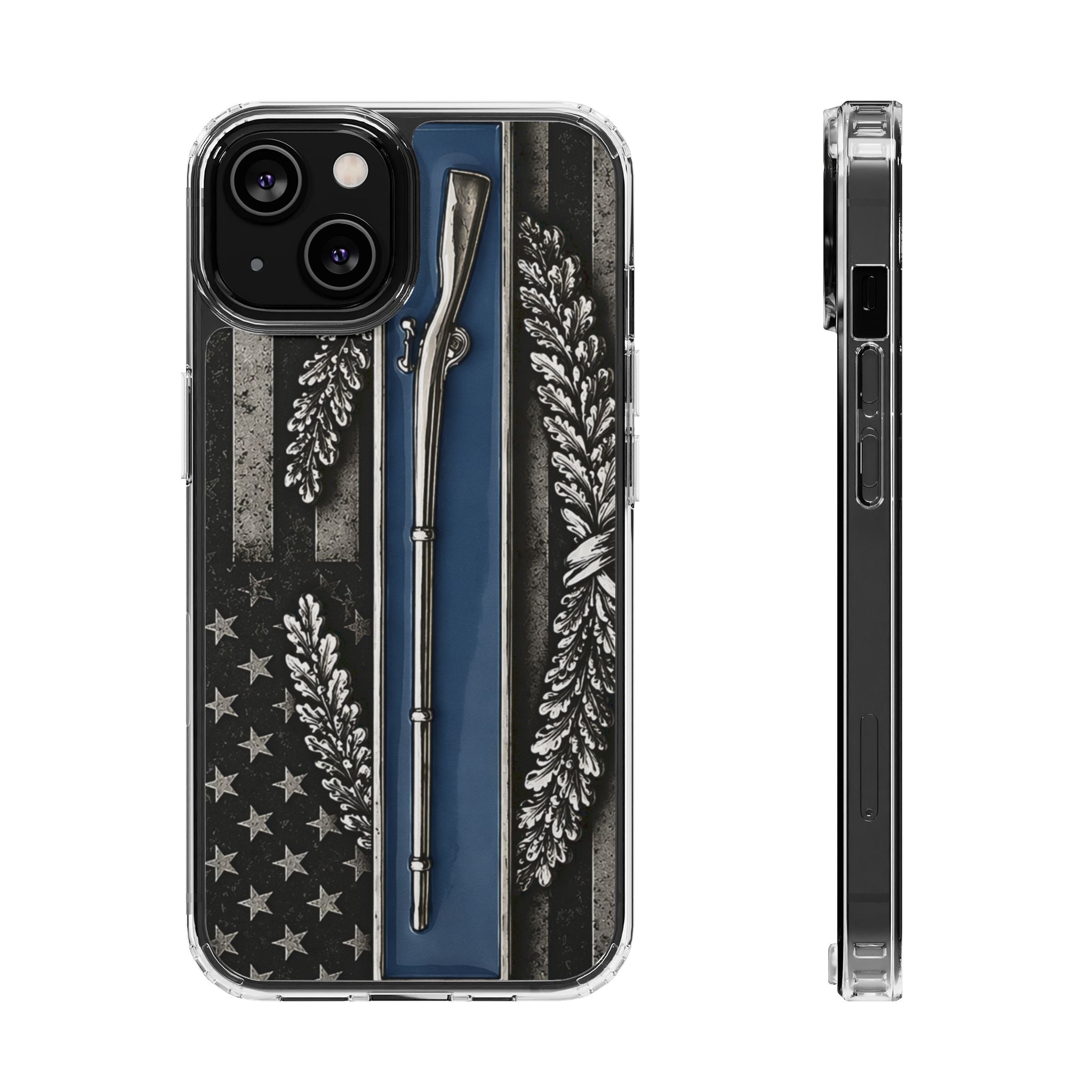 Combat Infantryman Badge Clear Impact-Resistant Phone Case