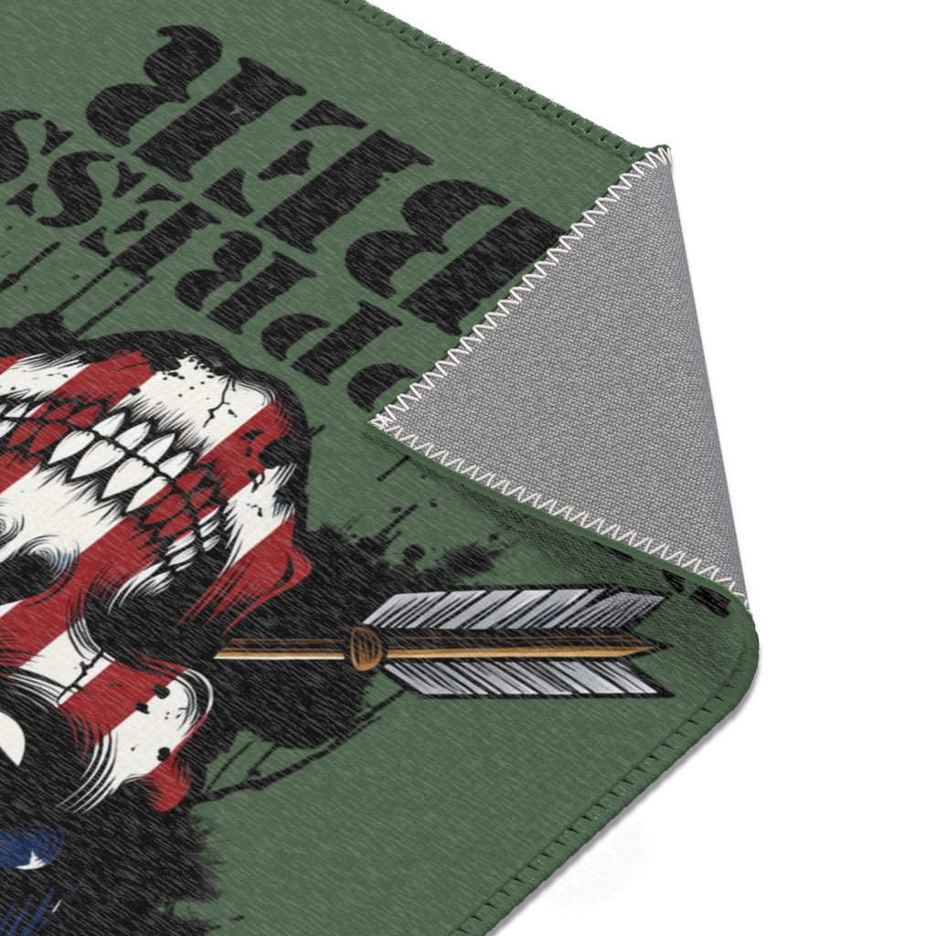 Special Forces De Oppresso Liber American Skull Area Rug — Military Home Decor — Ironsight Syndicate - 4