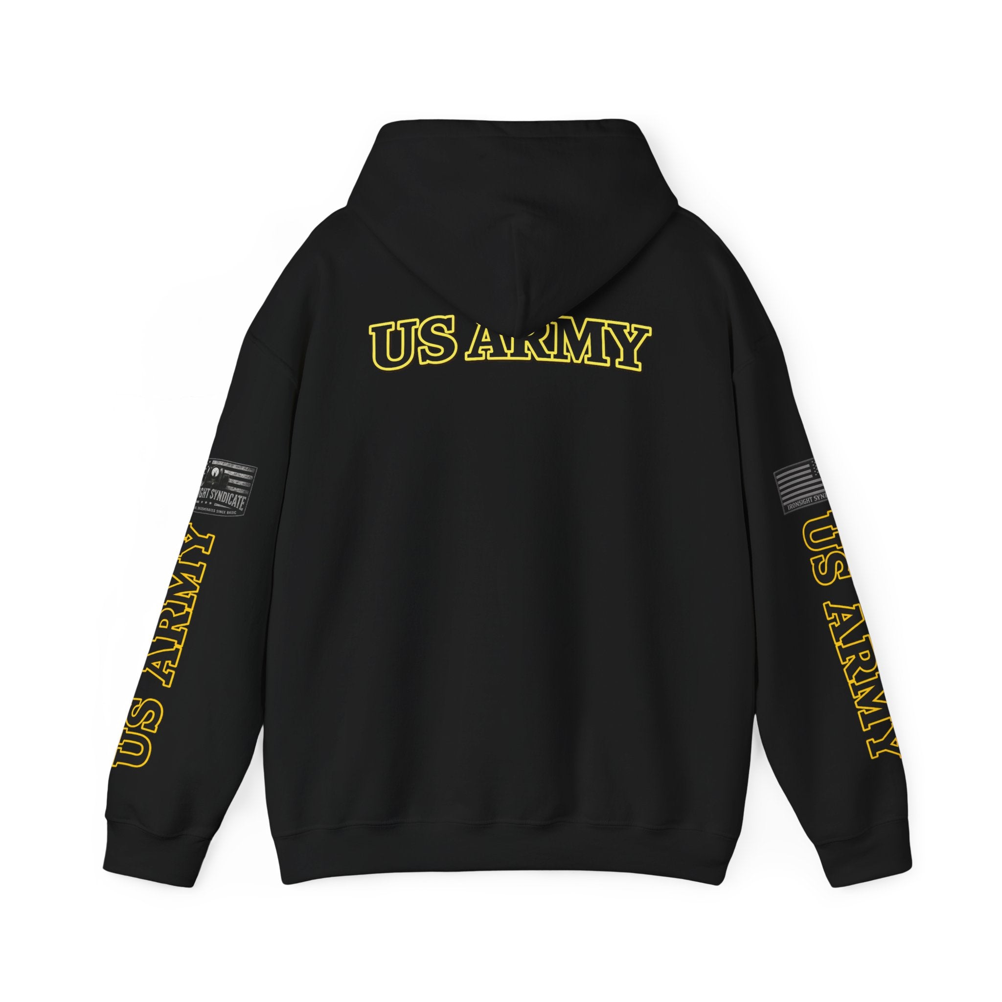 US Army Veteran Crest Graphic Hoodie – Premium Heavyweight Military Pride Sweatshirt