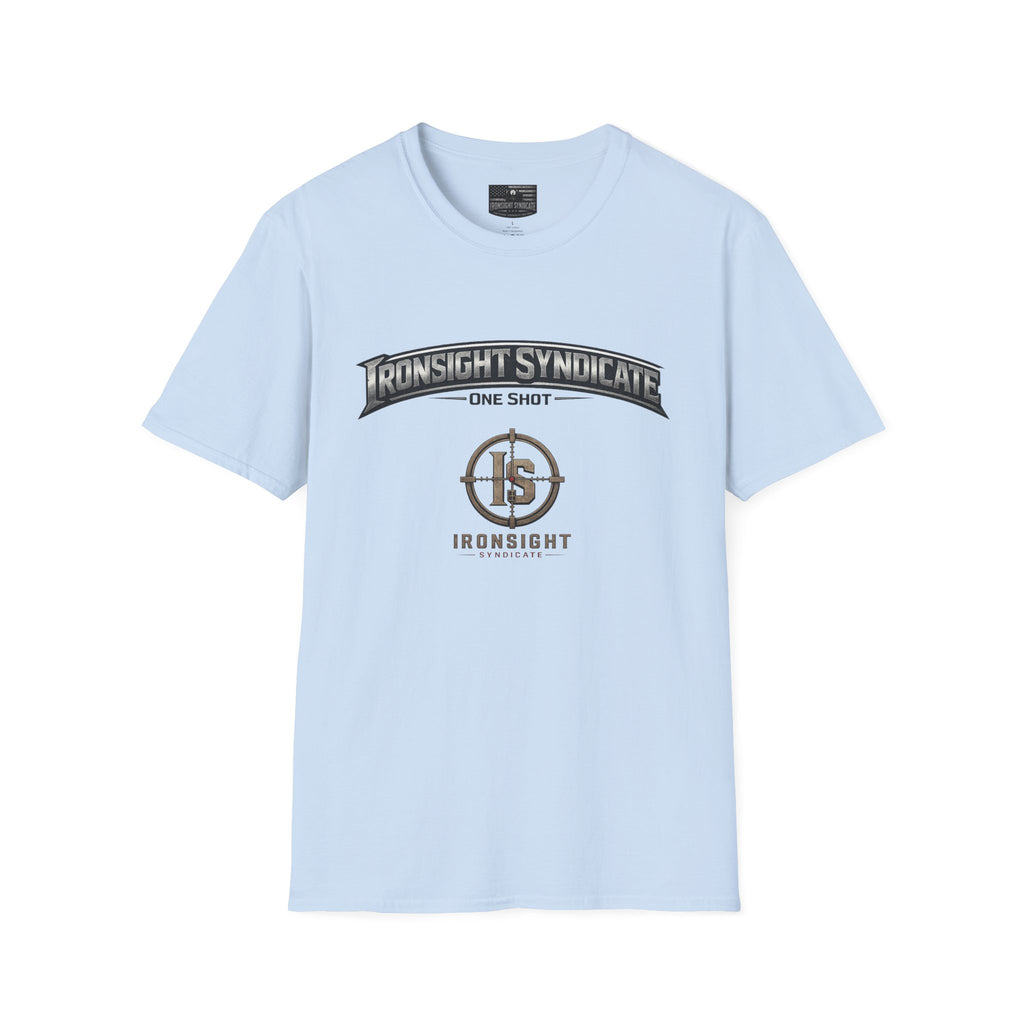 Red White and Blue Ironsight Syndicate T-Shirt, Adult (13 and up), unisex