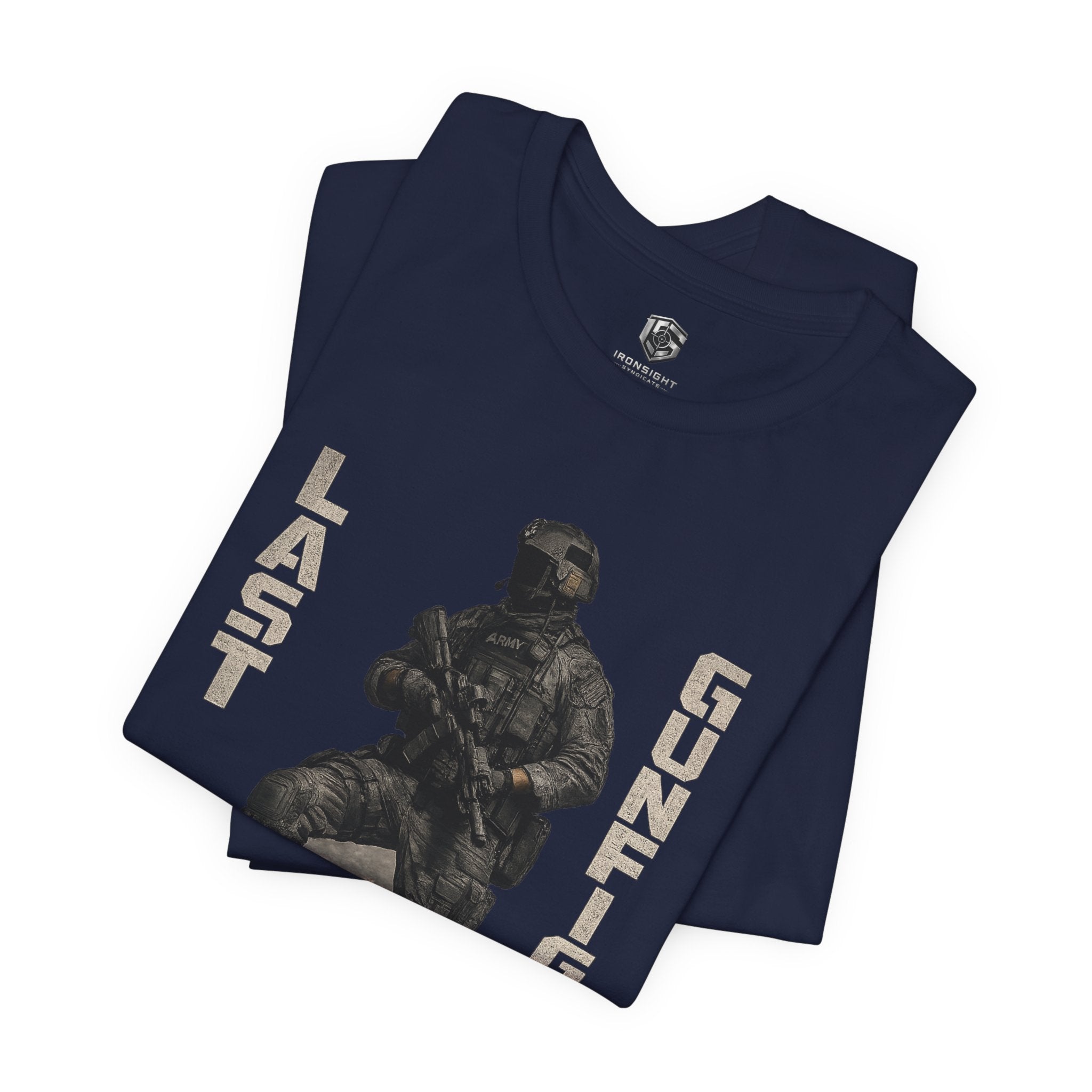 Last Gunfighter Infantry Inspired Patriotic T-Shirt | Ironsight Syndicate