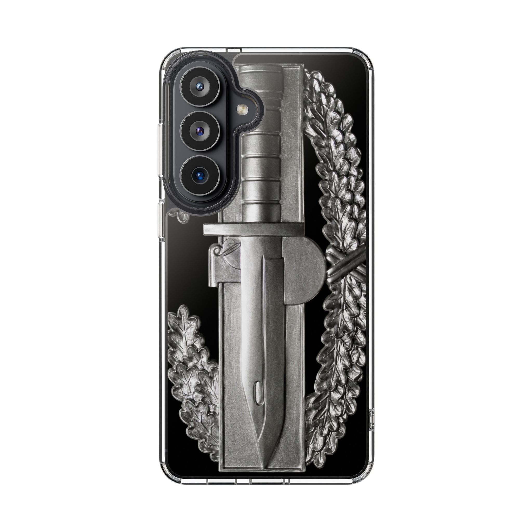 Army Combat Action Badge Clear Impact-Resistant Phone Case