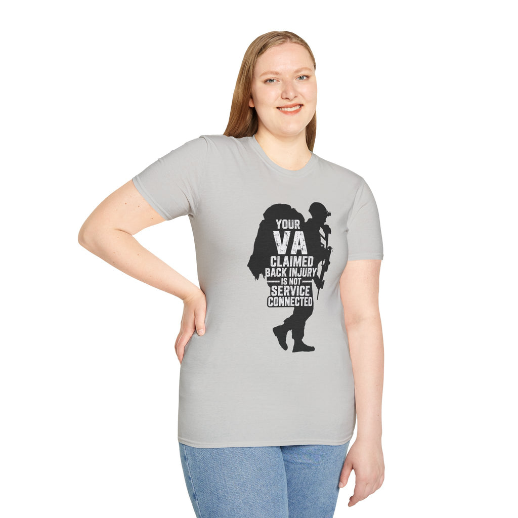 VA Claim Denied Graphic Front T-Shirt