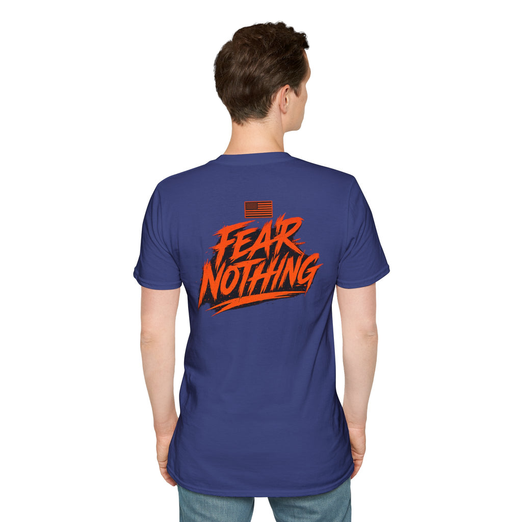Fear Nothing (Orange) Military-Inspired Graphic T-Shirt | Ironsight Syndicate