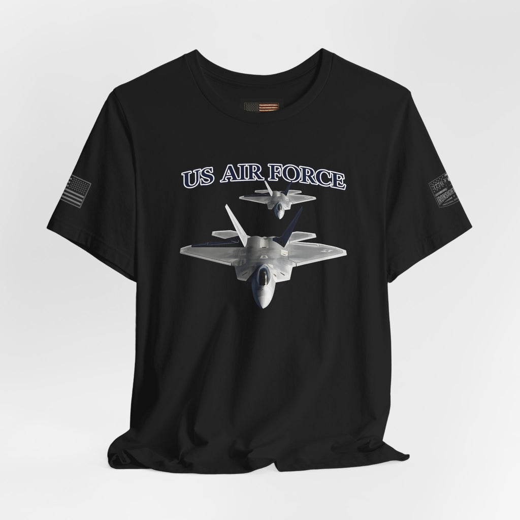 F-22 Raptor USAF Stealth Fighter Jet Graphic Tee – Premium Air Force Pride T-Shirt for Veterans & Active Duty