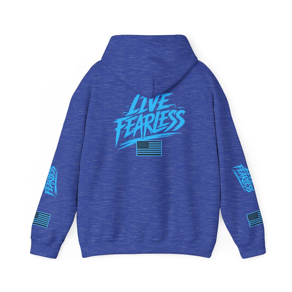 Live Fearless Hoodie | Premium Heavy Weight-Military-Inspired Patriotic Hoodie | Ironsight Syndicate
