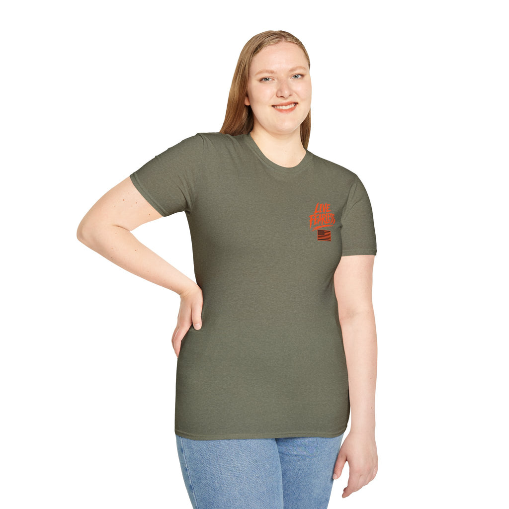 Live Fearless Military-Inspired Graphic T-Shirt | Ironsight Syndicate