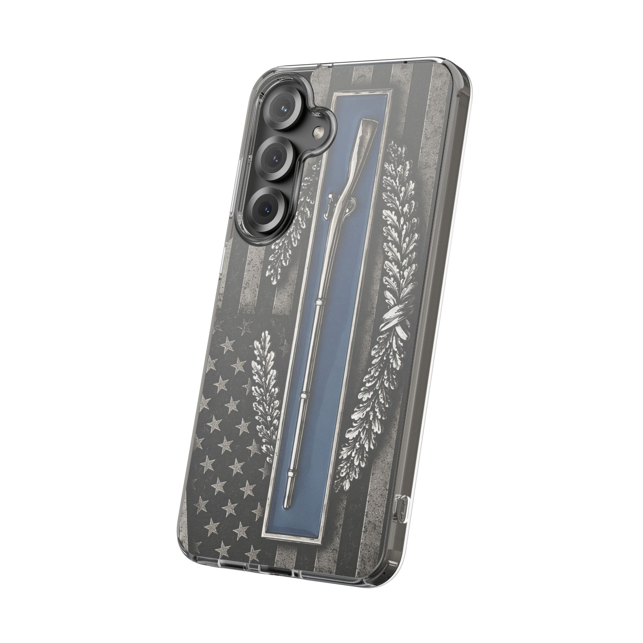Combat Infantryman Badge Clear Impact-Resistant Phone Case
