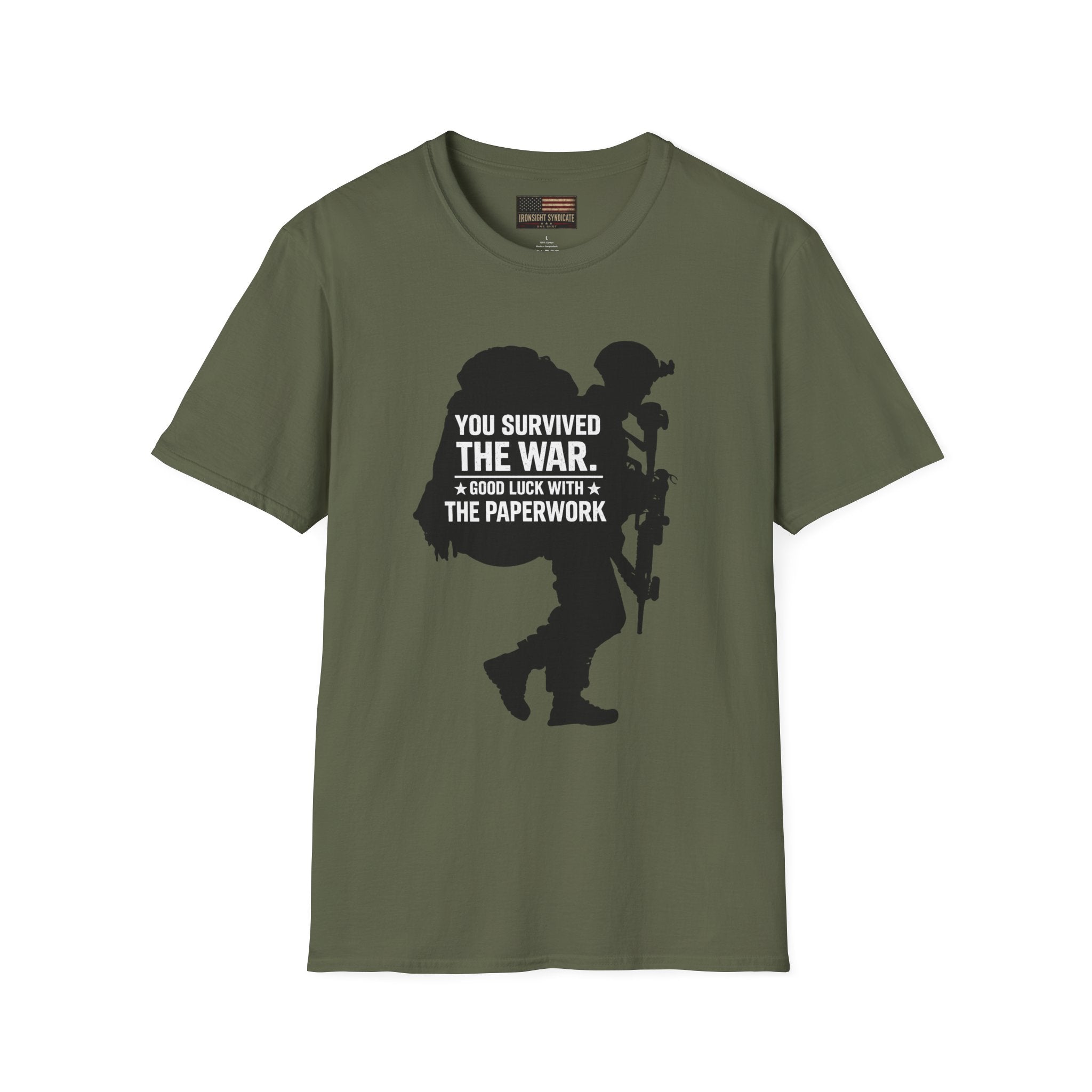 You Survived the War Graphic Front T-Shirt | Ironsight Syndicate