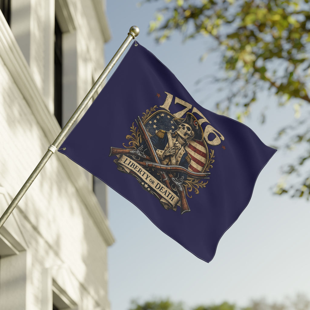 1776 Liberty or Death American Flag - Blue | Ironsight Syndicate